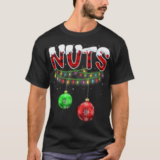 T-shirt Noix de poitrine Noël T Chemise jumelée Couple poi