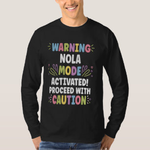 T-shirt NOLA Nom personnalisé Funny mignon Nom NOLA person