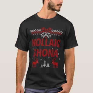 T-shirt Nollaig Shona Irish Gaelic Joyeux cadeau de Noël
