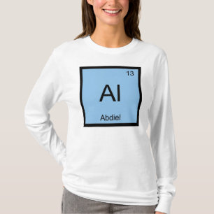 T-shirt Nom Abdiel Élément Chimique Tableau Périodique