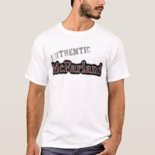 T-shirt Nom authentique de tartan de McFarland MacFarlane