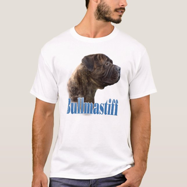 T-shirt Nom Bullmastiff (broche) (Devant)