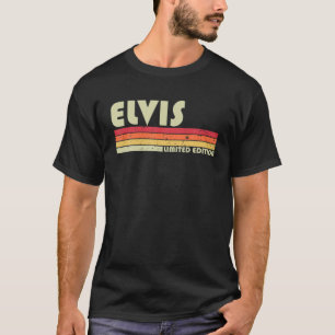 T-shirt Nom cadeau ELVIS Personnalisé Funny Retro Vintage