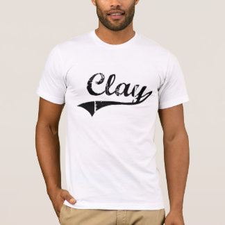 T-shirt Nom classique de style d'argile