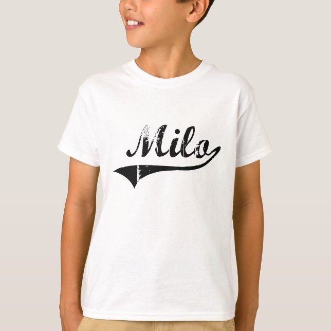 T-shirt Nom classique de style de Milo (Devant)