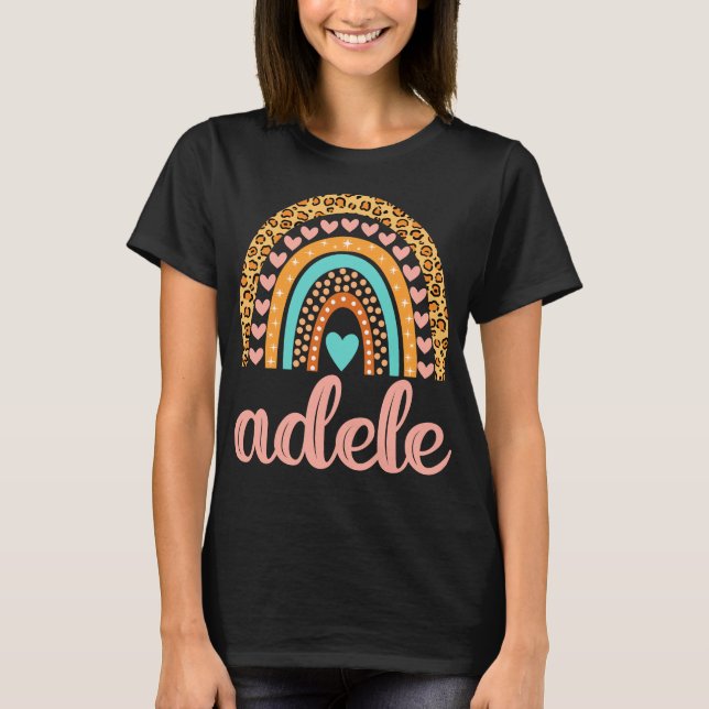 T-shirt Nom d'Adele : Adele Date de naissance d'Adele (Devant)