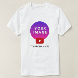 T-shirt Nom de canal Youtube personnalisé