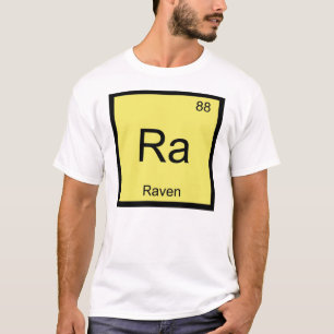 T-shirt Nom de corbeau Chimie Élément Tableau périodique