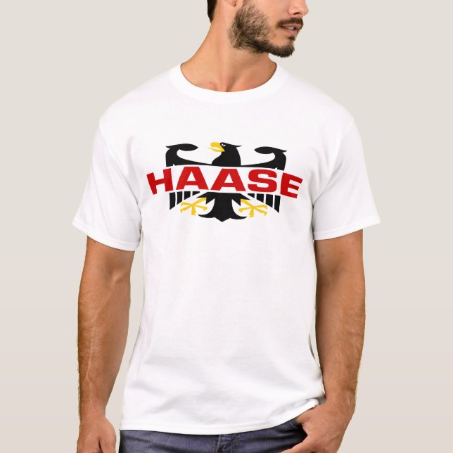 T-shirt Nom de famille de Haase (Devant)