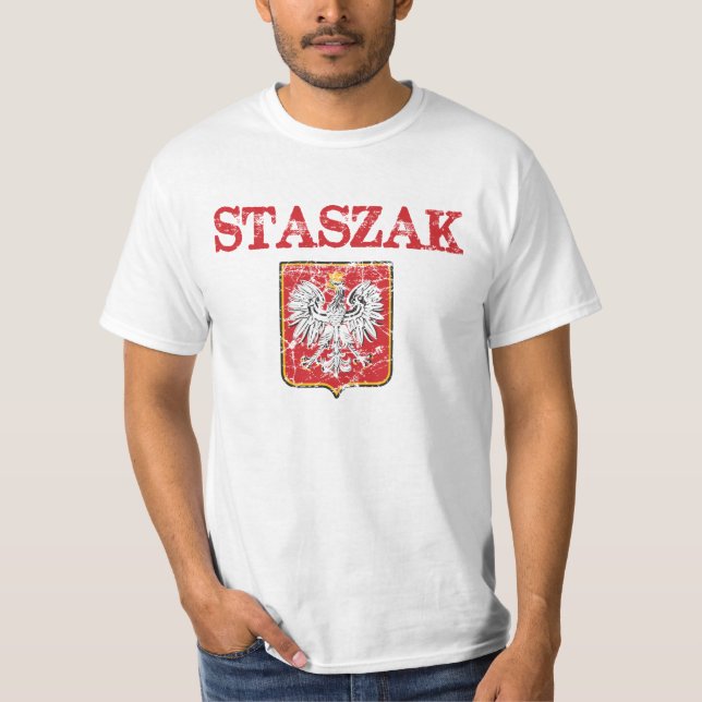 T-shirt Nom de famille de Staszak (Devant)