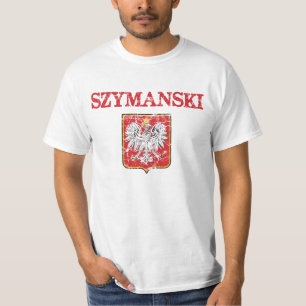 T-shirt Nom de famille de Szymanski