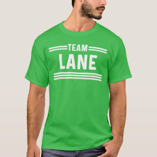 T-shirt Nom de famille de Team Lane rétro