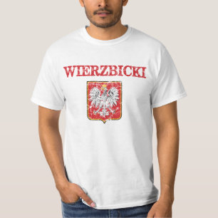 T-shirt Nom de famille de Wierzbicki