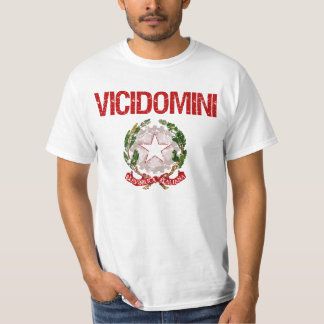 T-shirt Nom de famille d'Italien de Vicidomini
