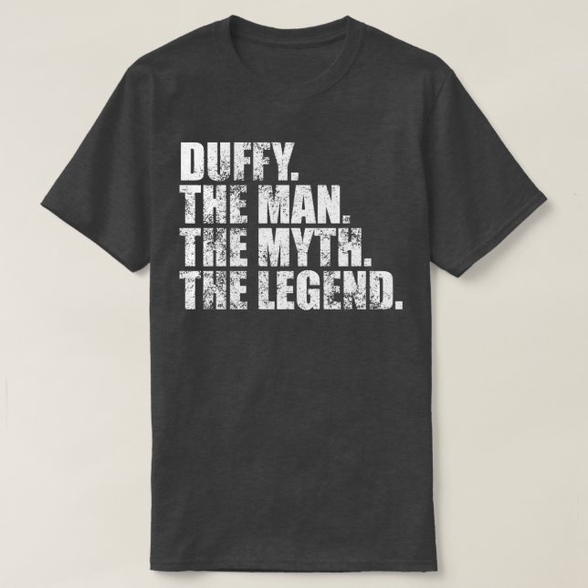 T-shirt Nom de famille Duffy Nom de famille Nom de famille (Design devant)