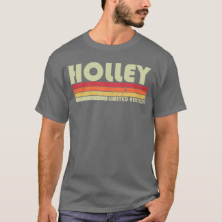 T-shirt Nom de famille Holley drôle rétro vintage années 8