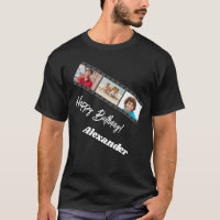 Nom de film de collage de photo anniversaire homme
