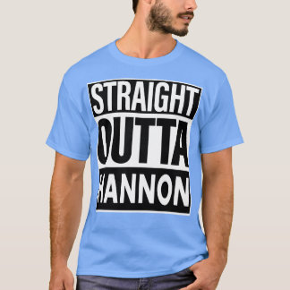 T-shirt Nom de Hannon Droit devant Hannon