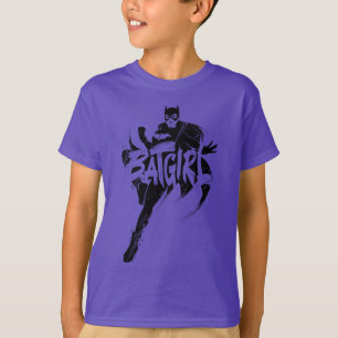 T-shirt Nom de la brosse d'encre Batgirl