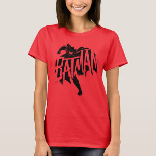 T-shirt Nom de la brosse d'encre Batman