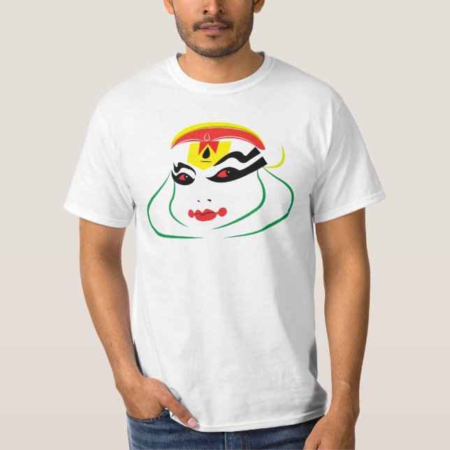 T-shirt Nom de la forme de danse Kathakali kerala (Devant)