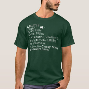 T-shirt Nom de la lilith Définition de la lilith Nom de la