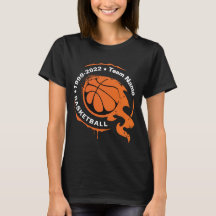 Nom de l'équipe de basket-ball. Personnaliser T-sh