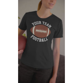 T-shirt Nom de l'équipe de football personnalisée, Nom du
