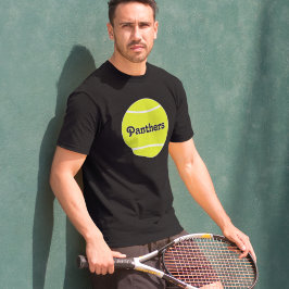 T-shirt Nom de l'équipe de tennis personnalisée ou du lect