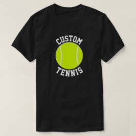 T-shirt Nom de l'équipe personnalisée de tennis masculin o