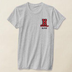 T-shirt Nom de meneuse personnalisé, Cheer personnalisé