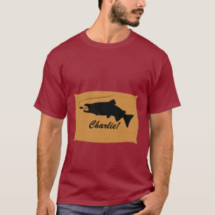 T-shirt Nom de saumon de Coho personnalisable