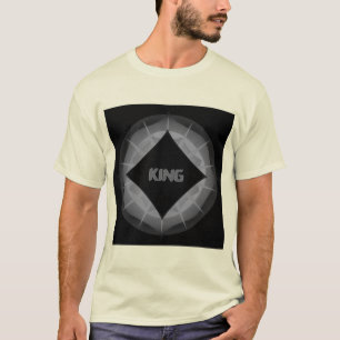 T-shirt Nom de texte ROI Hommes Femmes Élégants et Beaux