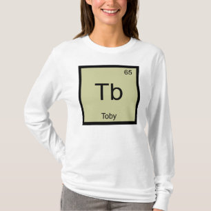 T-shirt Nom de Toby Élément chimique Tableau périodique