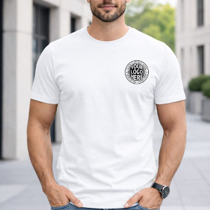 T-shirt Nom d'entreprise minimal et logo de marque personn