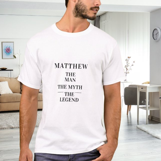 T-shirt Nom d'homme mythe légende (Créateur téléchargé)