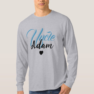 T-shirt Nom d'oncle personnalisé moderne - Spécial Personn