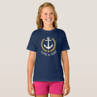 Nom du bateau Ancre Gold Laurel Feuille Marine Gir
