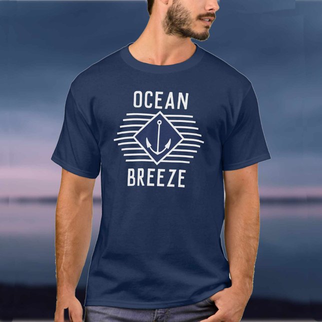 T-shirt Nom du bateau sur un équipage de voiliers (Créateur téléchargé)