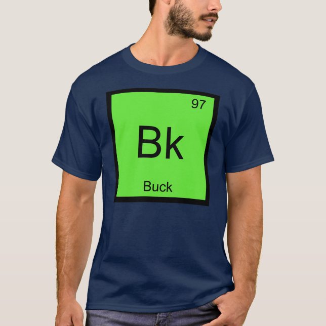 T-shirt Nom du camion Élément de chimie Tableau périodique (Devant)