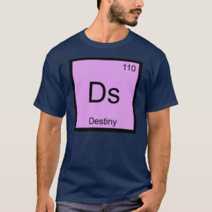 T-shirt Nom du destin Chimie Élément Tableau périodique