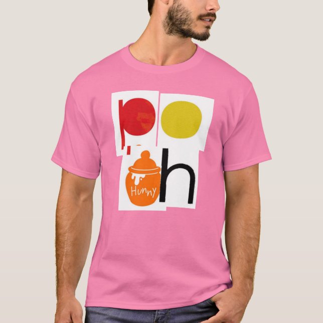 T-SHIRT 👕 NOM DU DISIGN POO AVEC HONEY POT 🍯 (Devant)