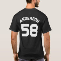 Nom du joueur et numéro Sports Jersey