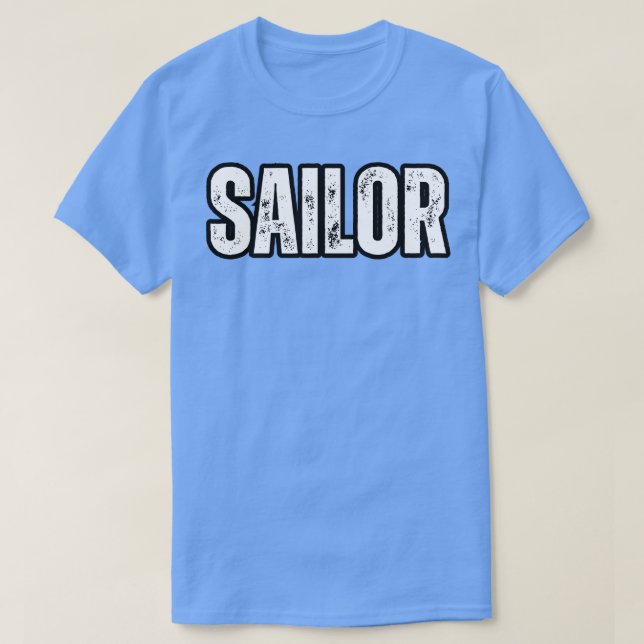 T-shirt Nom du marin Cadeau Anniversaire de vacances (Design devant)