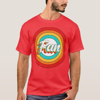 T-shirt Nom du ventilateur Chemise Cercle de ventilateur V