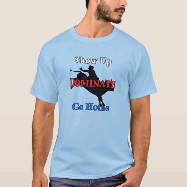 T-shirt Nom et numéro sur le dos Sérieux Bull Riders (Devant)