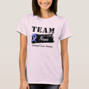 T-shirt Nom fait sur commande d'équipe - Cancer