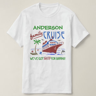 T-shirt Nom fait sur commande drôle du bateau de