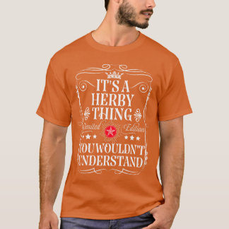 T-shirt Nom Herbacé C'est Une Chose Herbacée Que Vous Ne C