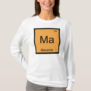 T-shirt Nom Maverick Chimie Élément Tableau Périodique